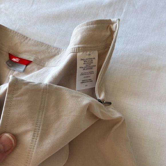 AVIA Women's Small Athletic Performance Golf Skort Pull-On Beige/Cream Tennis - Picture 10 of 16